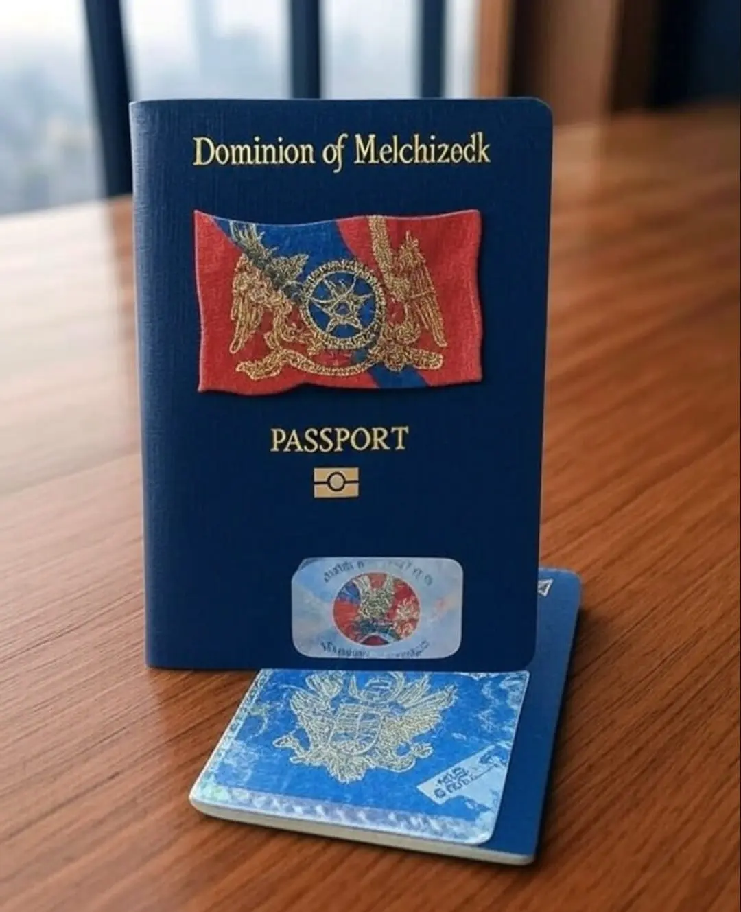 ai generated image of passport of dominion of melchizedek 